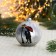 Christmas ball D-8 cm "Kiss under the umbrella" mix