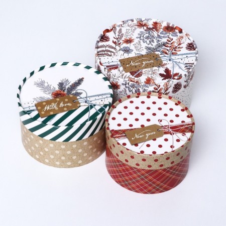 A set of boxes 3 B1 "New Year" 16 x 10, 14 x 9, 13 x 8.5 cm-4