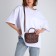 Youth bag on magnet, brown color