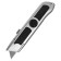 Universal trapezoidal knife 19mm, latch, metal case, zinc-ally, top