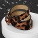 Bracelet Skin "Safari" leopard, black-brown color, 51 cm