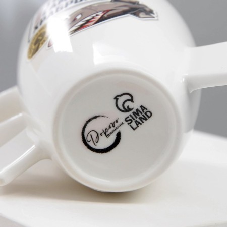 Ceramic mug “The most brave”, 300 ml, white color-7