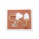 Hook for curtains ks007, one -rod, color gold
