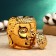 Aroma lamp - a stand for incense "Buddha" 12x10cm, gold