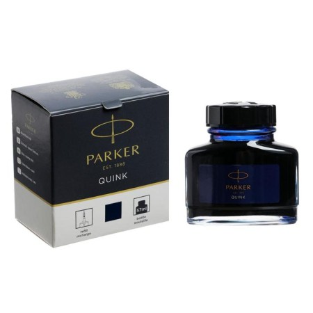 Ink Parker Bottle Quink Z13 for Pit pen, dark blue ink 57 ml