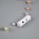 LED beads "Beads", 80 cm, LED (1608) -16-4.6V, AG13X3 (in the set), 3 dir, glow warm white