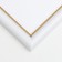Photo frame Plastic Gallery 29.7x42 cm, (A3) 636461, white with gold (plastic screen)