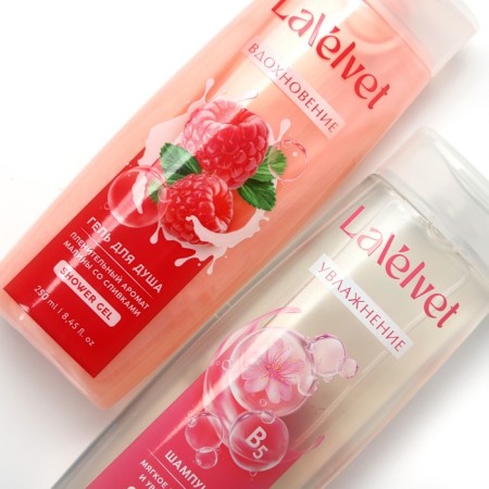 Shampoo and shower gel, 2 x 250 ml, gift set of cosmetics, Lavelvet-3