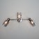 ANSA lamp, 3x40W E14, color black pearls