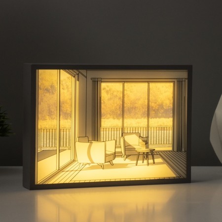 Night Autumn LED 3W white 3.5x15.5x21.5 cm Risalux