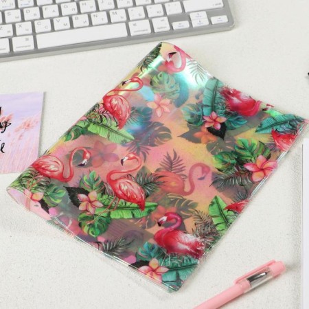 Holographic cover for the Flamingo notebook, 34.7 x 21.1 cm-5
