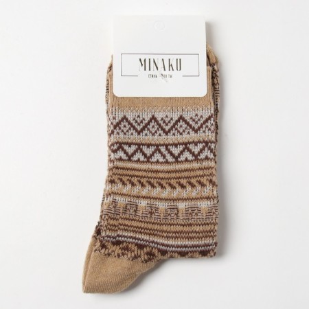 Women's socks insulated minku "stripes", rr 36-39 cm-2