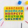 The frame “Alphabet 1” is painted, mix