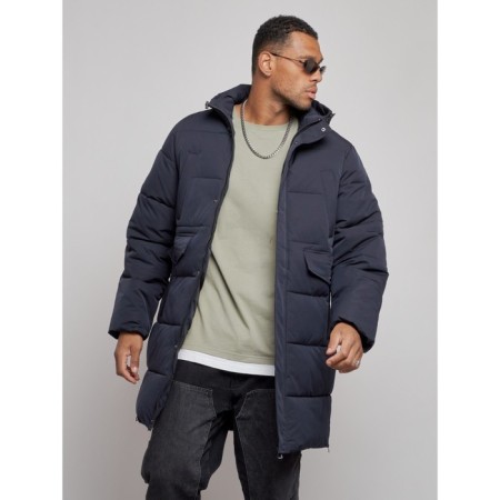 Lengered male winter, size 56, dark blue color-8