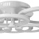Causteen with PDD 59116/6WT LED 162W 3000-6000k Dimmer white 65x65x10 cm Bayerluux