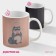 Mug - chameleon ceramic shares “Smile”, 350 ml, white color