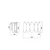 Wall lamp 40W, 2HE14, 23x14 cm, chrome