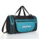 Road bag with lightning, long belt, 3 outer pockets, black/blue color