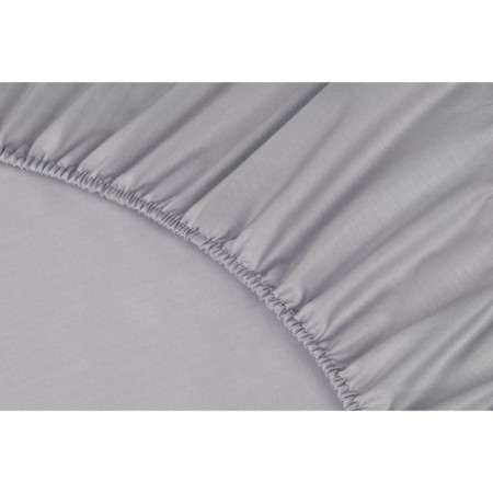 Ecotheus elasticum sheet "Monospace", satin, size 160x200x23 cm, dark gray color-1