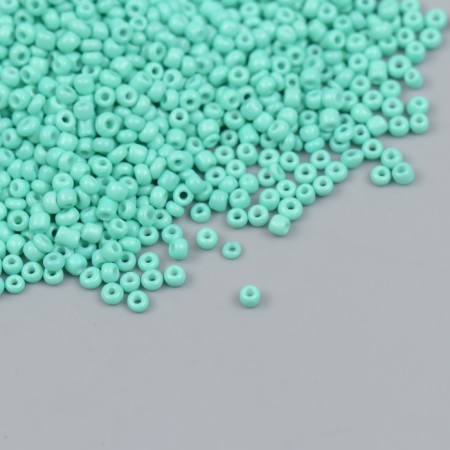 Glass beads 12/0 "turquoise" marshmallow 450 g
