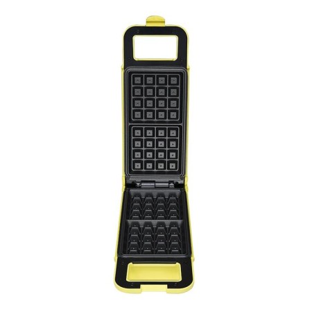 Electric waffle box KitFort KT-1611, 640 W, Belgian waffles, yellow,-1