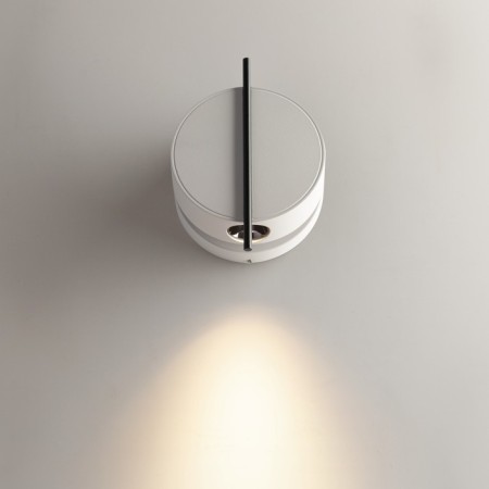 Bra Maytoni Mod180wl-L4W3K, LED, 4W, 6.65x10x14 cm, 200lm, white color and brass