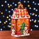 Gingerbread gift box 14.6 x 8.2 x 32 cm