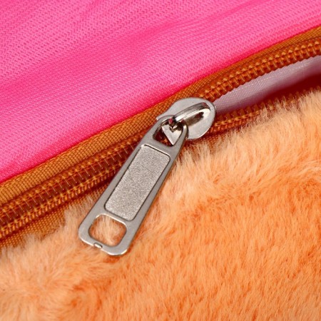 Children's fur “Fox” bag, 15x13x3 cm-4
