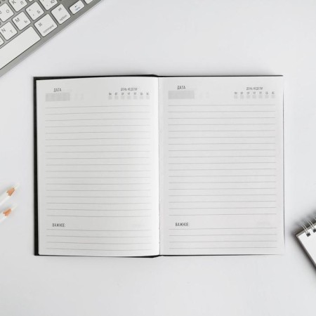 Diary in a gift box. Solid cover A5, 80l "Super Hero"-3