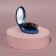 Massage comb “mother -of -pearl butterfly”, folding, with a mirror, 5.5 × 9 cm, color mix