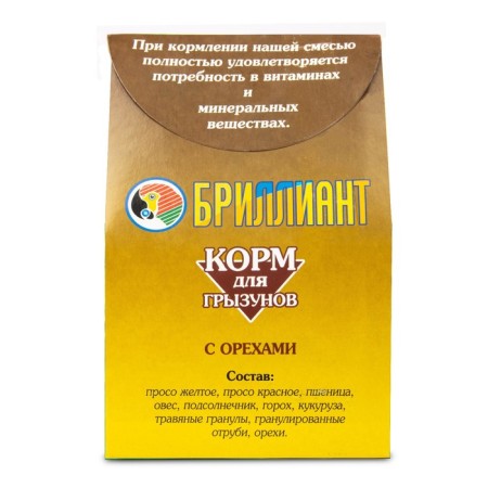Diamond food for rodents, with nuts, 350 g-1