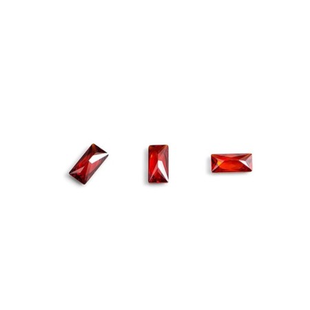 Crystals for volumetric inlay TNL Baget, No. 2, Red, 10 pcs