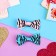 Hair clip "Bow" tigeric, 4 cm, mix