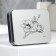 Case for hygienic agents "Tenderness", 11.4 x 8.5 x 2.5 cm