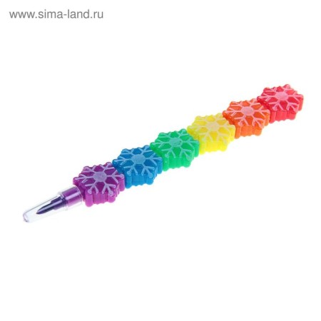 Voskovaya “Snowflake” pencil 5 colors-2