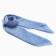 Women's scarf, blue color, size 70x70