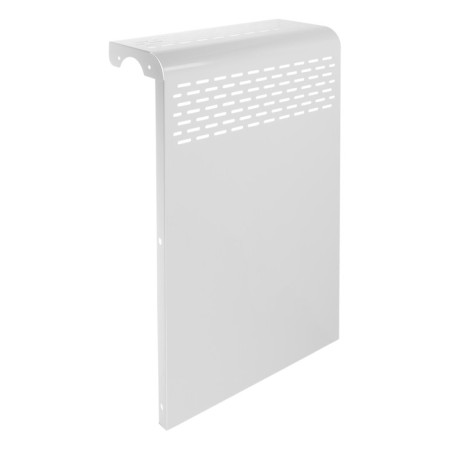 The screen for the cast -iron radiator "Vento" luxury 4MER, 390x610x142 mm, 4 sections, metal, white