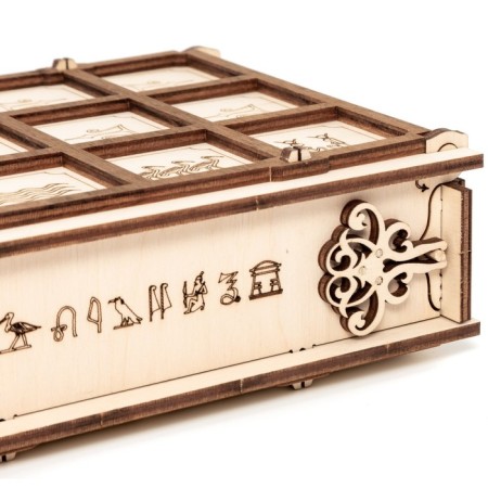 Board game, wooden designer 3D Ewa Gameset Ur and Senet-14