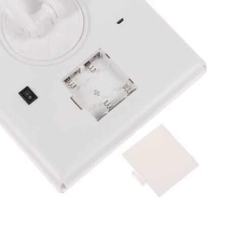 Mirror Luazon KZ-07, backlight, 30 × 18 × 7 cm, 22 diodes, 4haaa, (not in the kit), white-10