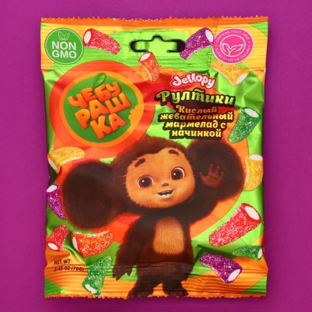 Haller chewing marmalade -Cheburashka "Roltika" with fruit filling 70g