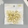 Set of decor for creativity "Bells Gold" set 24 pcs 0.8x1.5x1.5 cm