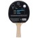Boshika Control 10 tablenis racket, for beginners, 1.5 mm lining, conical handle