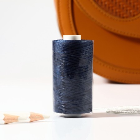 The threads are waxed, flat, 210d/16, 1 mm, 50 ± 2 m, dark blue color-3