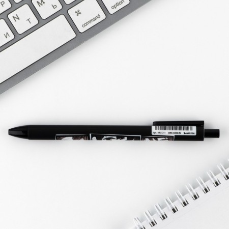 Automatic matte ballpoint “Anime eyes”, 0.7 mm-3
