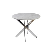 Table D-900 concrete chicago light/cross-support, gaspar-k, chrome