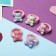 Hair gum "Baby" (set 10 pcs) Bear, mix