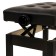 Music Life Piano Bange Sit 55 x 34, height 48-58 cm, black