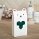 Gift towel Economy and I "Bear" 30x60 cm, emerald color, 100% cotton, 320 g/m2