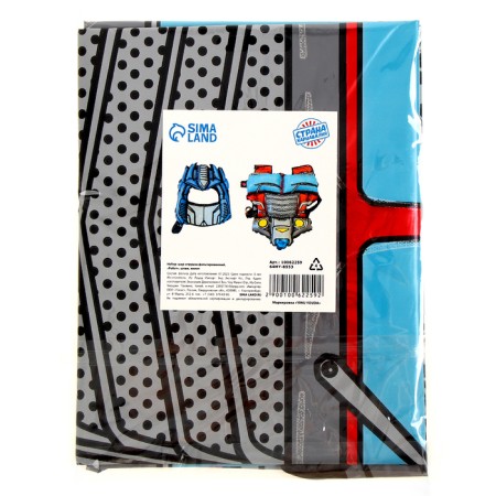 Set of ball-toe foil "Robot", helmet, vest-5