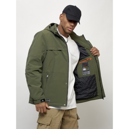 Male spring jacket, size 48, khaki color-8